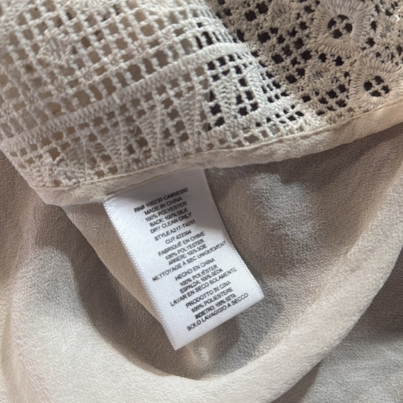 Joie sevan silk geometric cream top small - Picture 4 of 5